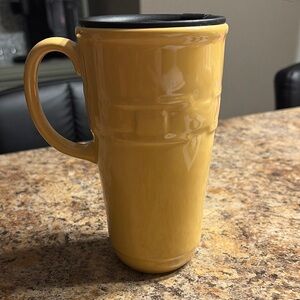 Longaberger Yellow Mug